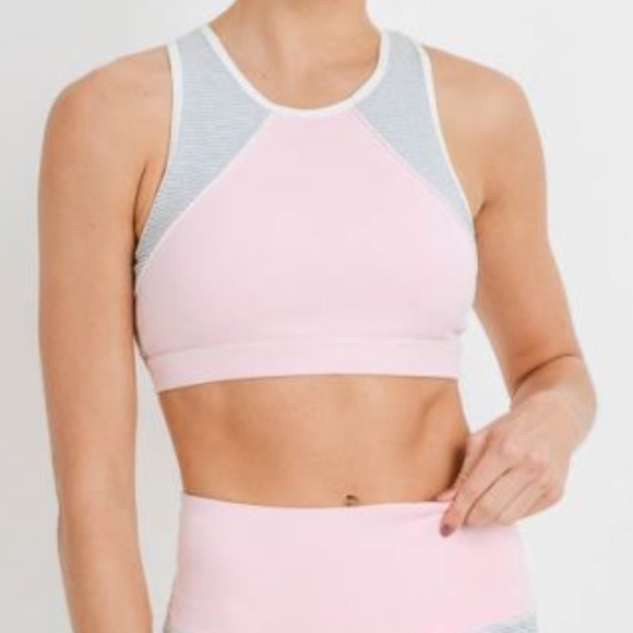 Mono B Other - Strawberry Stripe Sports Bra